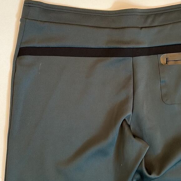 Nike Sportswear Bong Leggings Joggers Green Black Stripe Size XL Elastic Waist - Picture 7 of 12